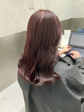 ロング カラー 💖ブリーチなし透明 感💖ASAHIのヘアスタイル