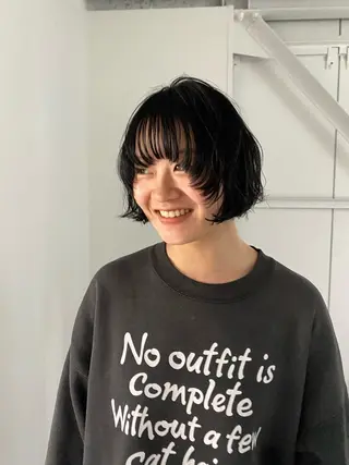 ショート トレンド/天神大名 ハイトーン/レイヤーのヘアスタイル