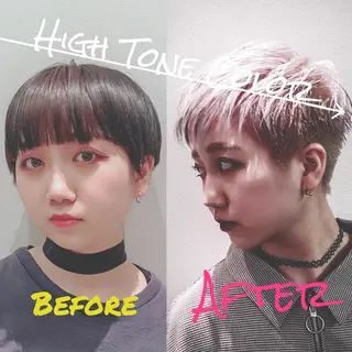 ショート カラー 美艶ボブ 石井一成のヘアスタイル