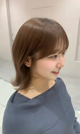 ミディアム ヘアアレンジ レイヤーカット/ 小塩 萌々香のヘアスタイル