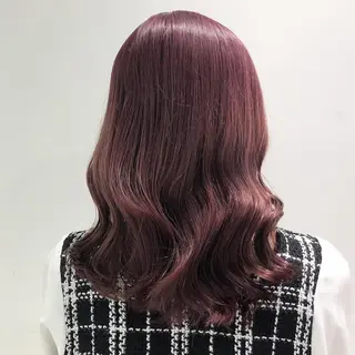 ミディアム カラー 🌟横浜THREE 店長担当🌟のヘアスタイル