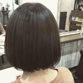 ミディアム カラー パーマ embrace エンブレイスのヘアスタイル