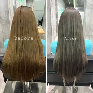 ロング カラー 🤲ヘッドスパ🤲 たにぐちあつし🤲のヘアスタイル
