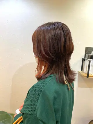 セミロング カラー 【enil代表】 杉林和哉のヘアスタイル