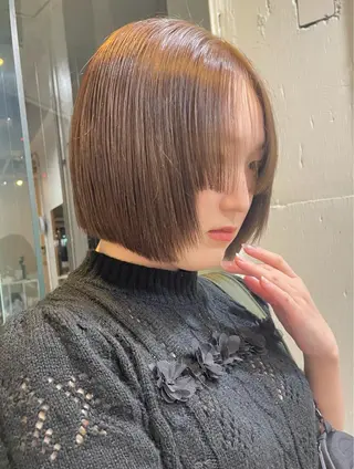 ショート カラー レイヤー/似合わせ TAKUYAのヘアスタイル