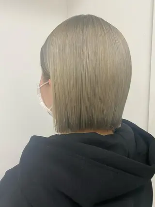 ショート カラー ヘアアレンジ ニュアンスヘア🌔 nanakoのヘアスタイル