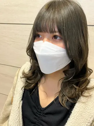 セミロング カラー noll【今池駅前】 池田碧花のヘアスタイル
