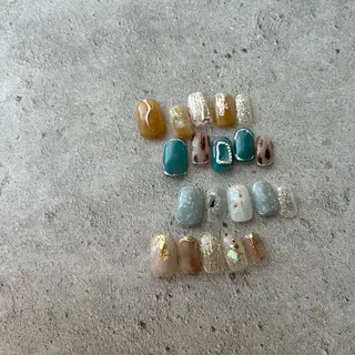 ネイル パラあり！フィルイン 美フォルムのネイルデザイン