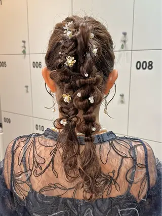 ヘアアレンジ 透明感カラー/ボブ /佐藤伶のヘアスタイル