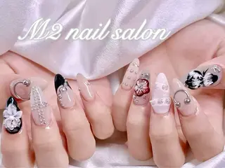 ネイル 長さだし専門店 M2 rikaのネイルデザイン
