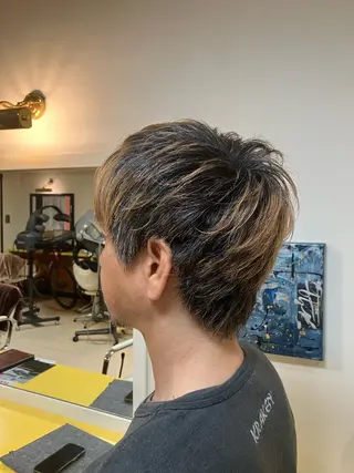 ショート メンズ 横田 尚登のヘアスタイル