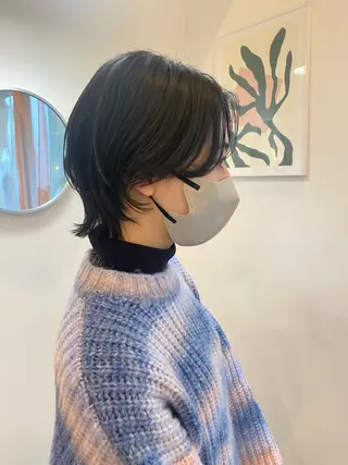 ミディアム 中津 まどかのヘアスタイル