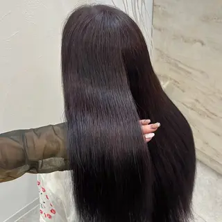 ロング カラー 🦋Yui🦋透明感 /ベージュ/Wカラーのヘアスタイル