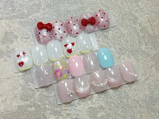 ネイル 🎀 ユズ 🎀のネイルデザイン