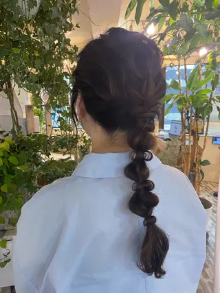ヘアアレンジ hair make もりした ゆうのヘアスタイル