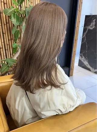 セミロング クロダ　スズナ /金山駅徒歩３分のヘアスタイル