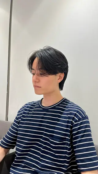 ミディアム パーマ メンズ 桜新町メンズ特化| ユウダイのヘアスタイル