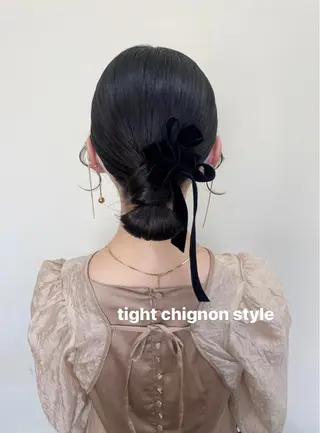 セミロング ヘアメイク new meのヘアスタイル