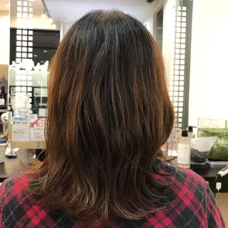 ミディアム ヘアアレンジ リリー /Men's/パーマのヘアスタイル