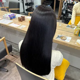 カラー 艶感カラー/オリーブ アレンジ：♡のヘアスタイル