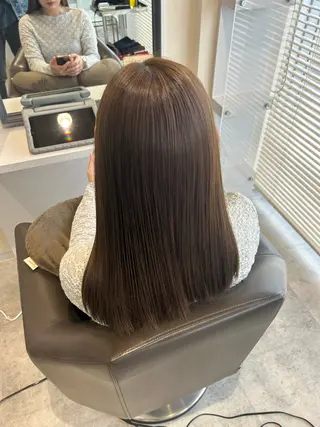 セミロング SUGAR/ソウ みたけのヘアスタイル