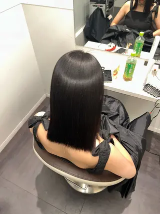 ミディアム 美髪特化✨ 伊織✨縮毛矯正✨のヘアスタイル