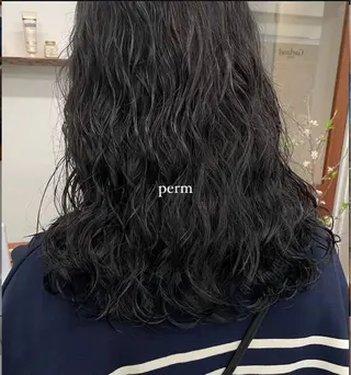 ロング 縮毛矯正・透明感 カラー💙acoのヘアスタイル