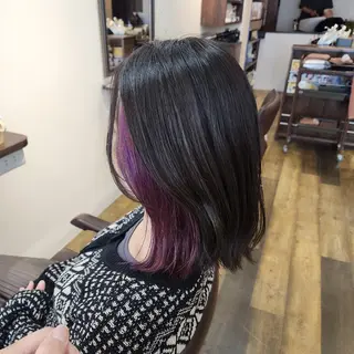 ミディアム 龍 悠紀のヘアスタイル