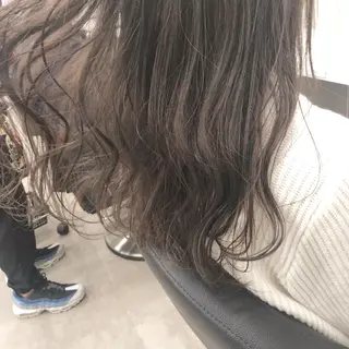 セミロング カラー ヘアアレンジ 美髪矯正/透明感カラ ー🫧YUUKI🫧のヘアスタイル