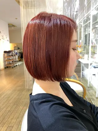 ショート カラー 奥秋 理紗　sai xのヘアスタイル