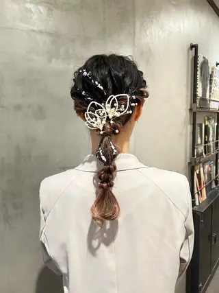 ロング ヘアアレンジ タナカ カナ🫧のヘアスタイル