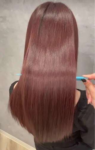 ロング 佐々木 美空のヘアスタイル