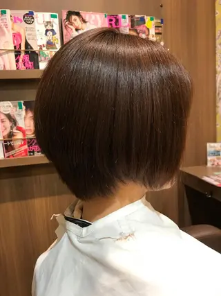 ショート カラー ヘアアレンジ パーソナルカラー☆ 永尾拓也のヘアスタイル