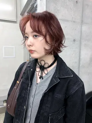 ショート カラー ボブ/パーマ 🐕🦺Nagiのヘアスタイル