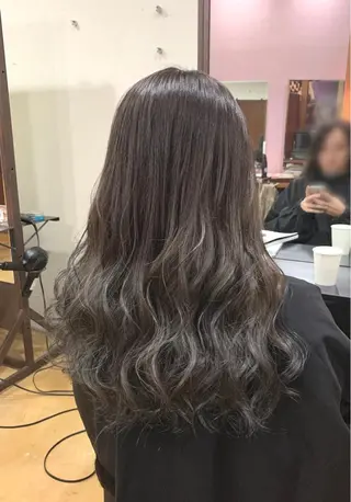 ロング カラー 韓国レイヤーカット★ 小林大樹のヘアスタイル