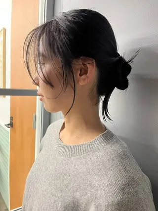 ヘアアレンジ レイヤー/ケアパーマ /ニュアンス/モードのヘアスタイル