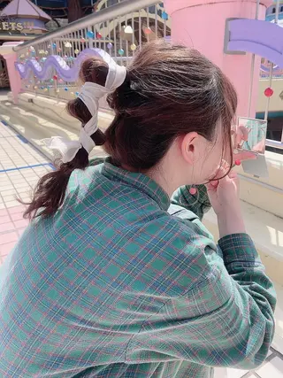 セミロング ヘアアレンジ Kaori / P’s 渋谷のヘアスタイル