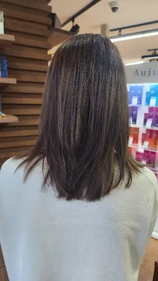 ミディアム 柏 康孝のヘアスタイル