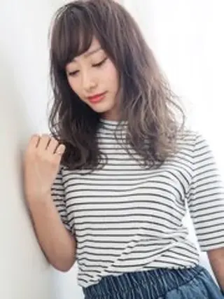 ミディアム ✨透明感艶カラー ✨💍Yuri💍のヘアスタイル
