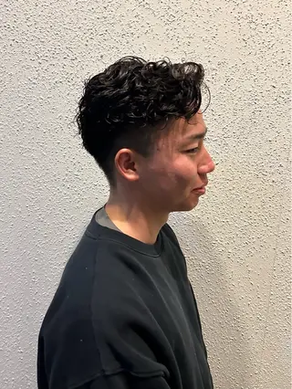 パーマ メンズ 角田 桃香のヘアスタイル