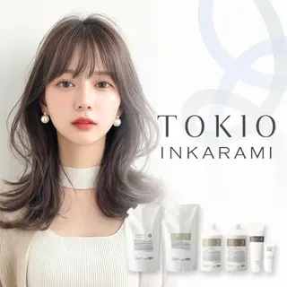 セミロング カラー SOURCE天王寺/ ヘアケア/艶カラー✨のヘアスタイル