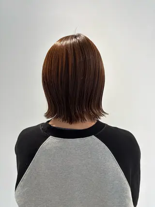 ショート mayuki /暖色/艶カラーのヘアスタイル