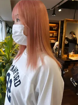 セミロング カラー ハイトーン/ボブ 🎀sonokaのヘアスタイル