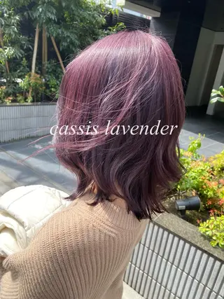 ミディアム カラー ブリーチカラー特化 U-topia小島のヘアスタイル