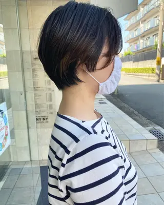 ショート カラー 田中 あかねのヘアスタイル