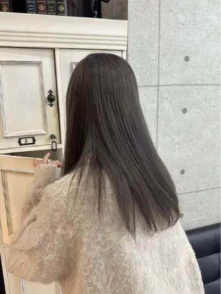 ロング カラー ヘアセット🎀透明感 カラーHiROEのヘアスタイル