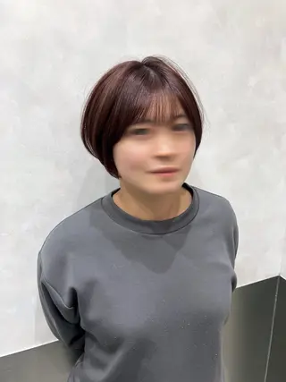 ショート カラー 💖ブリーチなし透明 感💖ASAHIのヘアスタイル