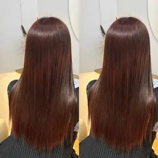 ロング 上尾韓国レイヤー/ 艶カラー/しの🫧のヘアスタイル