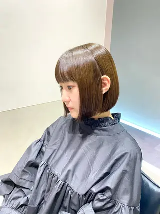 ショート カラー 絹髪質感TR💫 レイヤーカット/熊澤のヘアスタイル