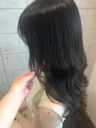 ロング カラー 烏丸韓国ヘア🇰🇷 ayaka🎀のヘアスタイル